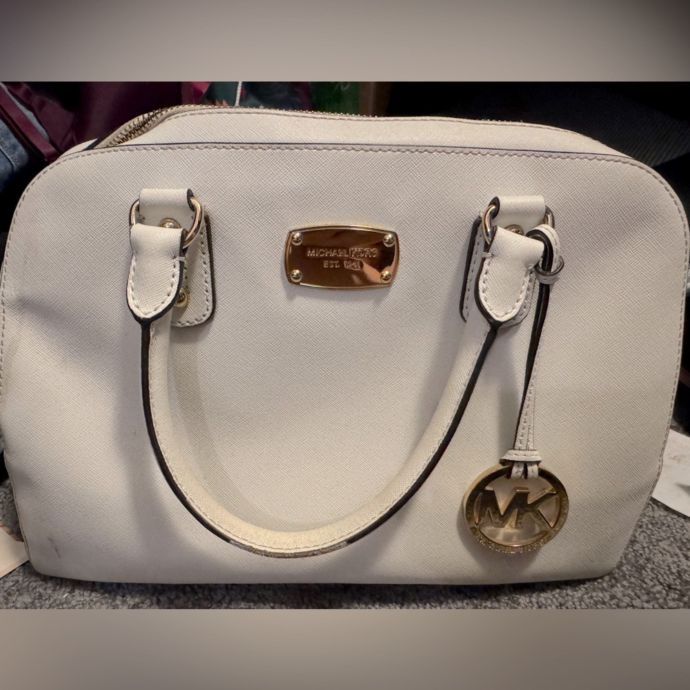Michael Kors White Purse